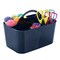 mDesign Plastic Sewing & Craft Storage Organizer Caddy Tote Bin